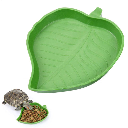 Leaf Reptile Water Dish Flat Hermit Crab - ProPawPet.com