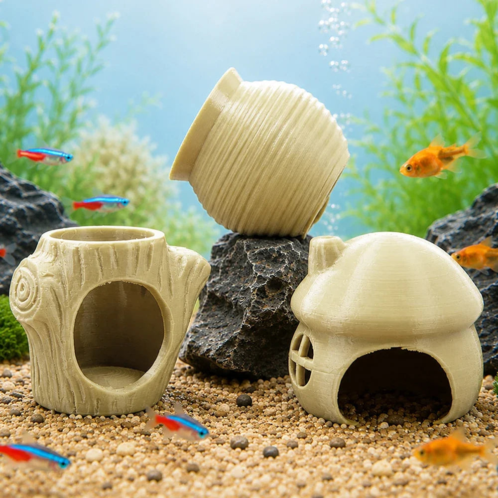 1PC Betta Fish Hideout Cave Aquarium Small - ProPawPet.com