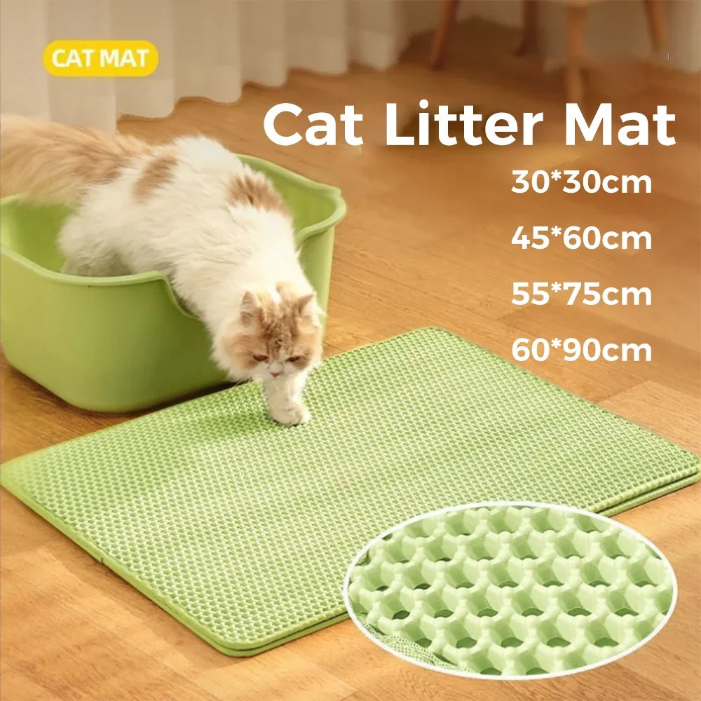 Cats Litter Mat Double Layer 2 Layer Non - ProPawPet.com