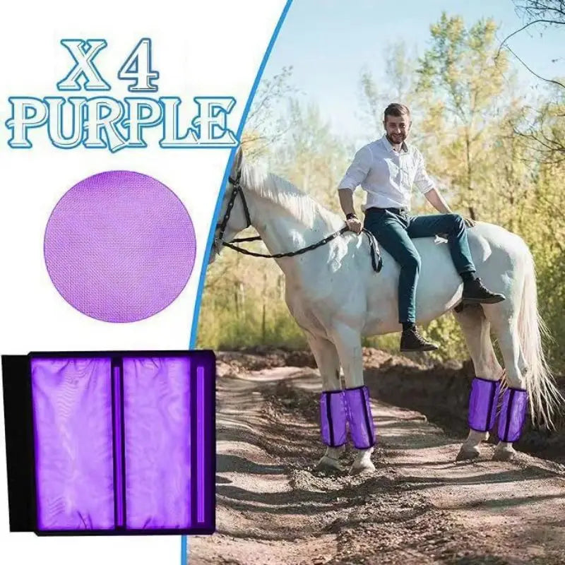 4 Pack Horse Fly Leg Wraps - Breathable Mesh - ProPawPet.com