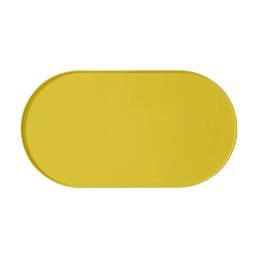 Durable Silicone Pet Food Mat Waterproof Raised Edges Cat – 12 Colors