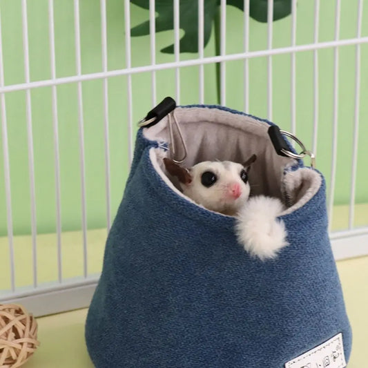 Opening Winter Sugar Glider Pouch Cloth/ - ProPawPet.com