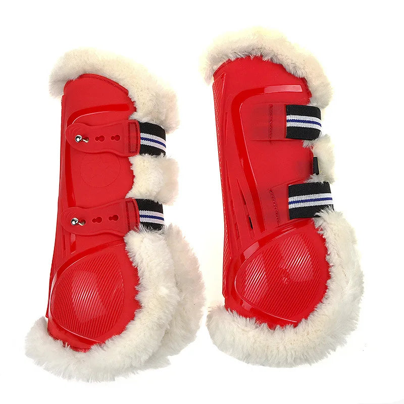 2/4Pcs Horse Tendon Boots PU Padding With - ProPawPet.com