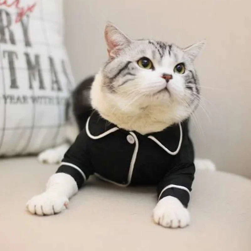 Stylish Cat Pajamas Soft Breathable Pet - ProPawPet.com