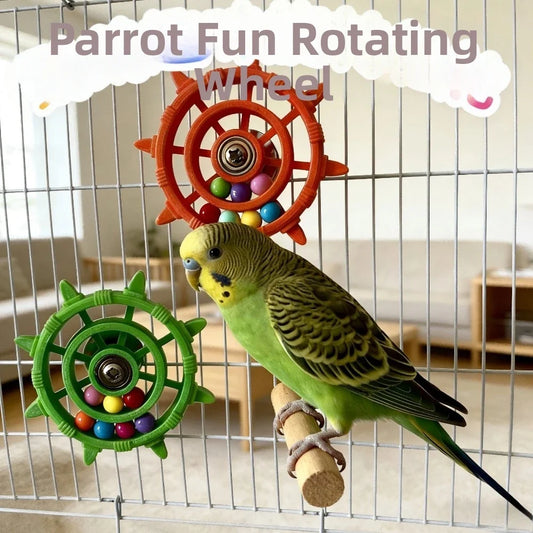 Rudder Shaped Parrot Spinner Rattle Bite - ProPawPet.com