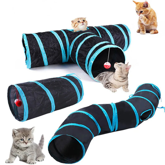 Breathable Cat Tunnel Pet Supplies S T Pass Play, Foldable