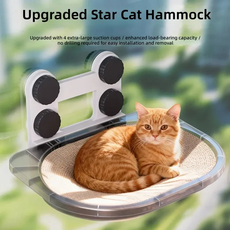 Premium Cat Hammock with Strong Suction Cups - ProPawPet.com