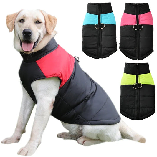 Winter Big Dog Clothes Waterproof Vest - ProPawPet.com