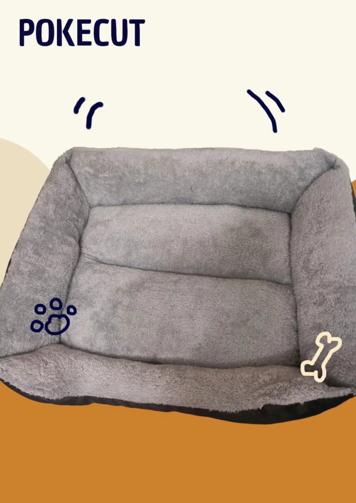 Coffee-Colored Stain-Resistant Kennel Paw - ProPawPet.com