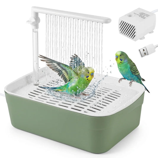Parrot Automatic Shower Pet Bird Cage Bath - ProPawPet.com