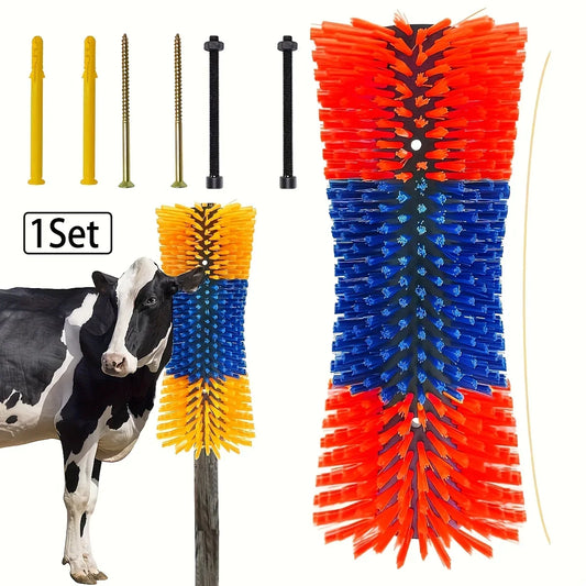 1 Pack Livestock Scratch Brush with Screws, - ProPawPet.com