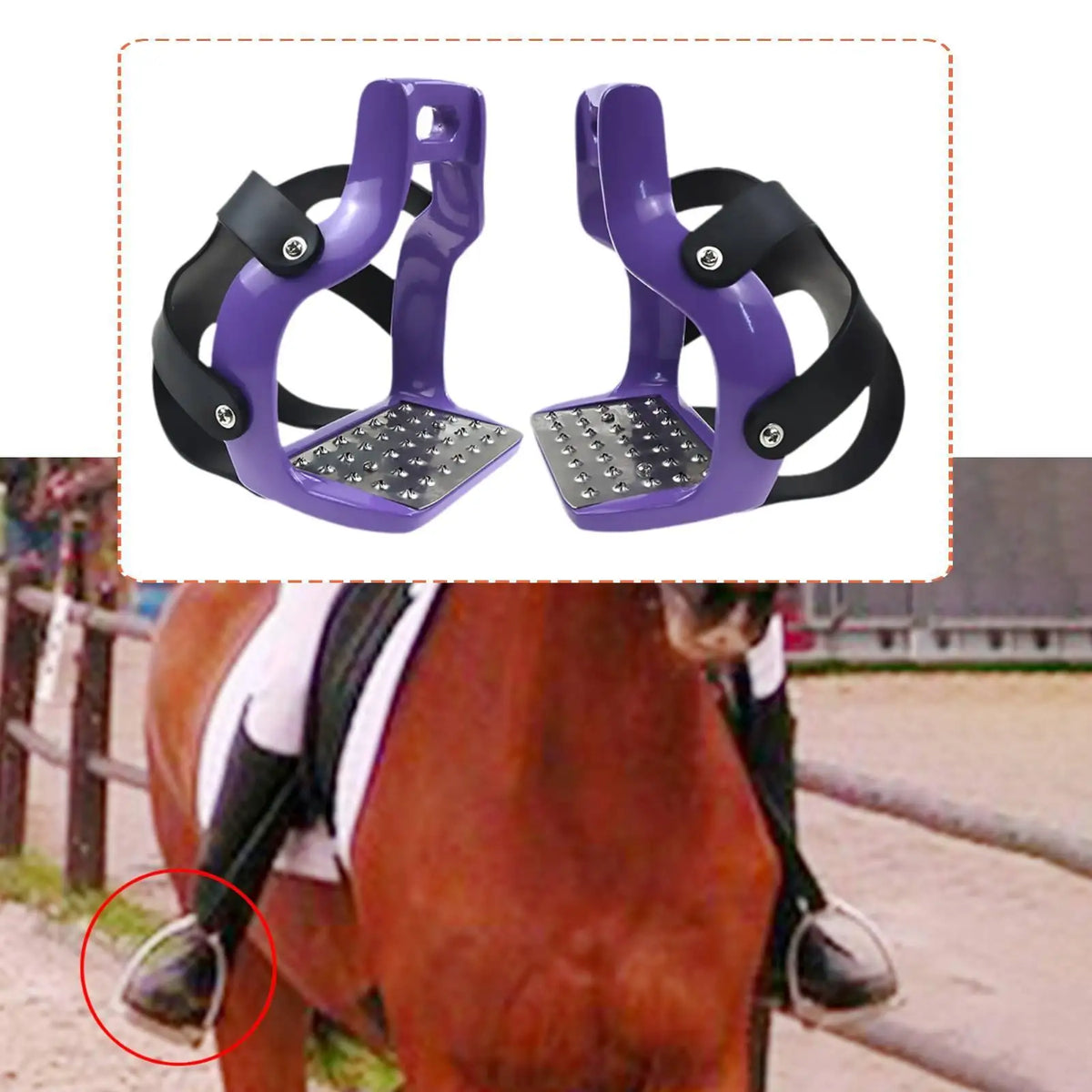 2Pcs Horse Stirrups Saddle Stirrups - ProPawPet.com