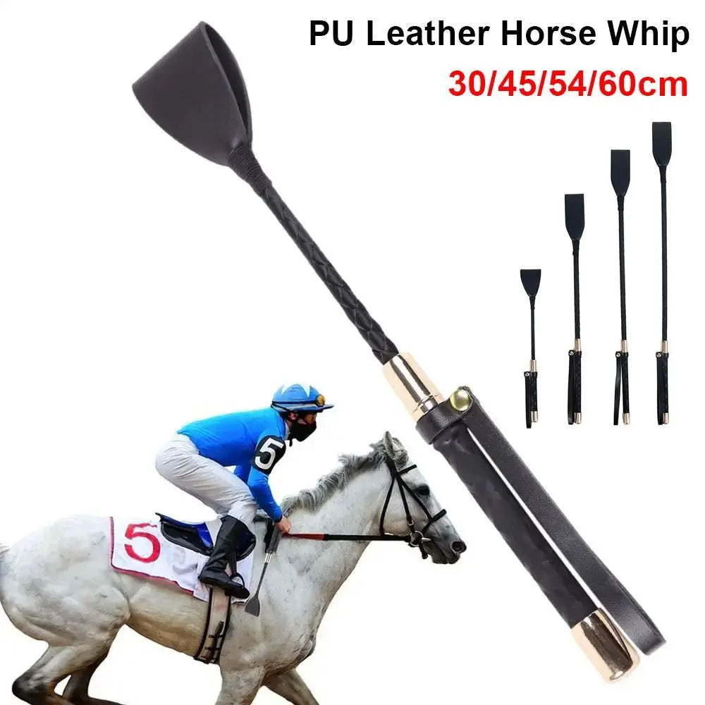 1Pcs New Portable Horse Whip With Handle PU - ProPawPet.com