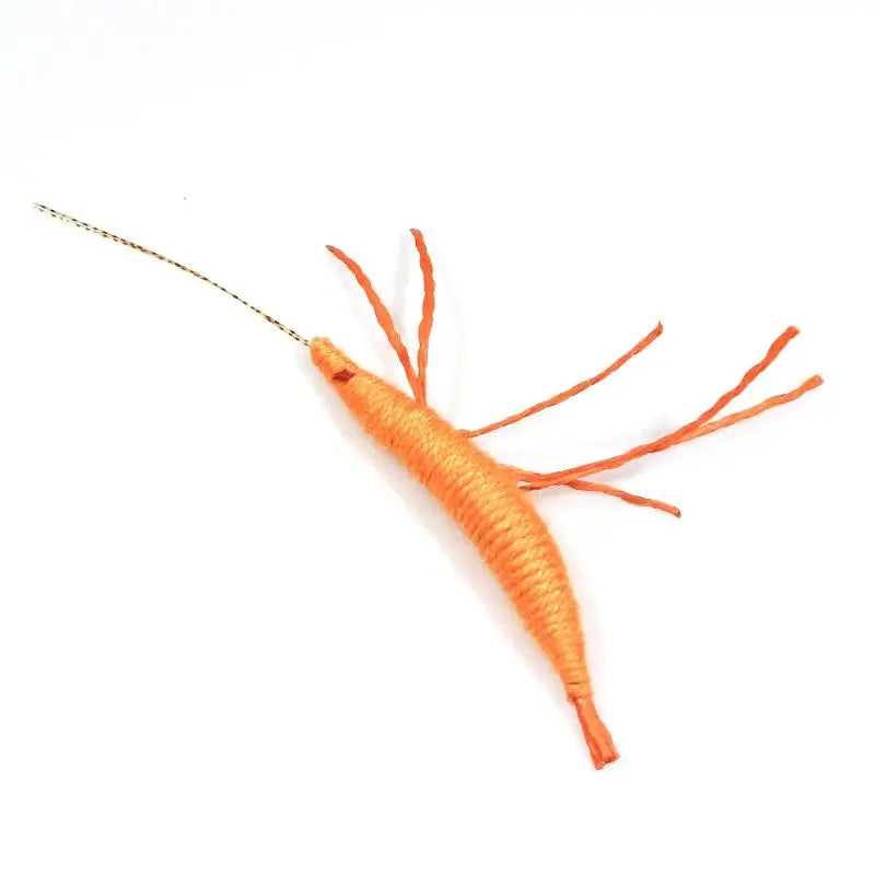 Woolen Prawn Cat Plaything Contains Catnip Simulated Insects – Cat Supplies