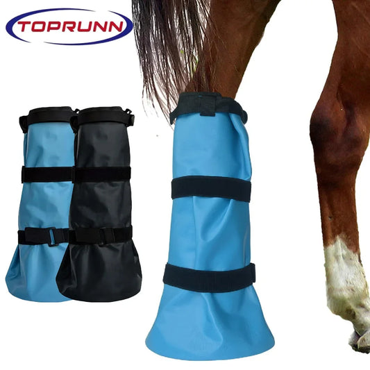 1/2Pcs Easy Use Hoof Soaking Boot for Horse - ProPawPet.com