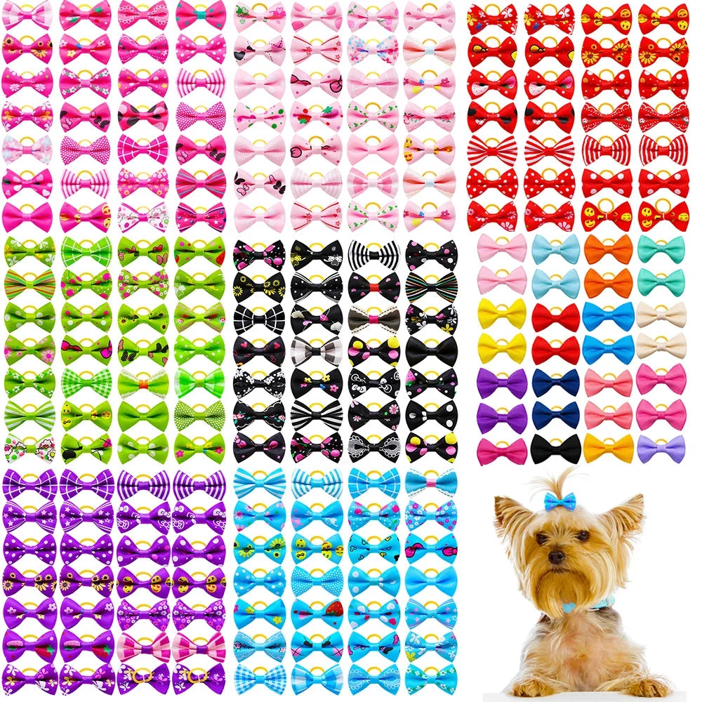 10/20/30PCS Pet Grooming Hair Bows Puppy Mix - ProPawPet.com