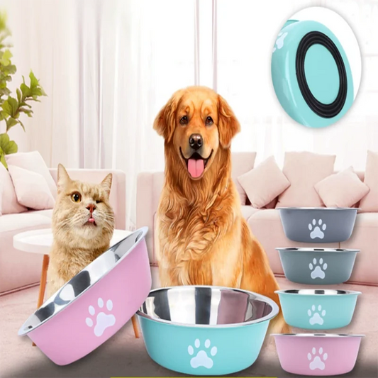 Large capacity stainless steel dog bowl - ProPawPet.com