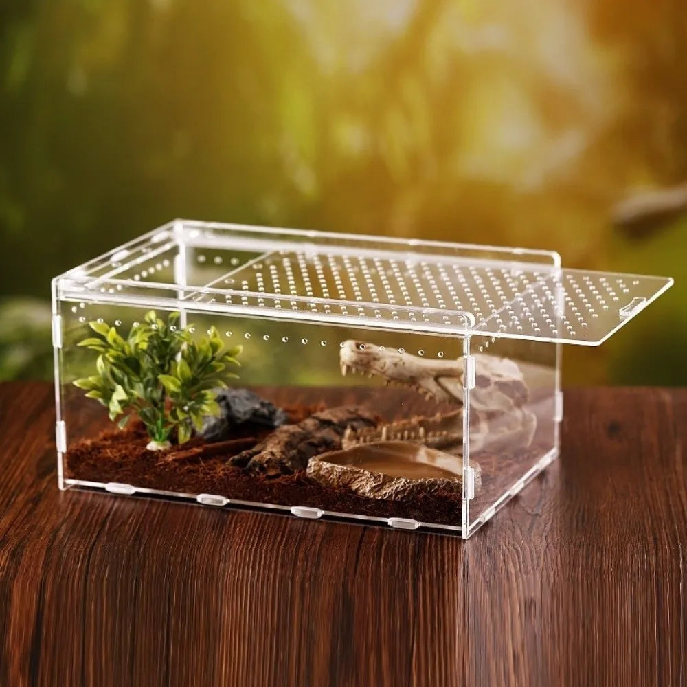 Transparent Reptiles Terrarium Acrylic Easy - ProPawPet.com