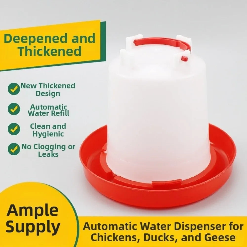 Plastic Poultry Drinker Feeder 1.5L 8L 15L - ProPawPet.com