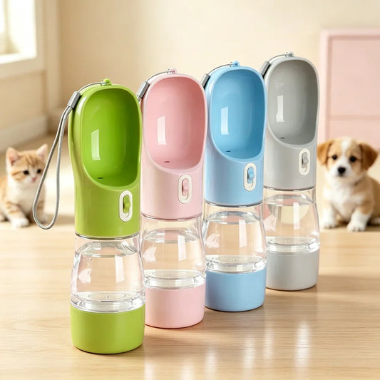 Pet 2-in-1 Dog Water Bottle Food Container - ProPawPet.com