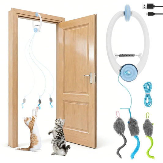 Electric Door Hanging Cat Toy Interactive - ProPawPet.com