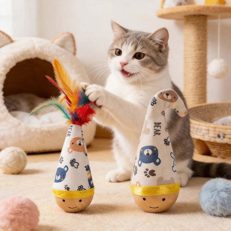 Cat Interactive Toys Funny Feather Kitten - ProPawPet.com