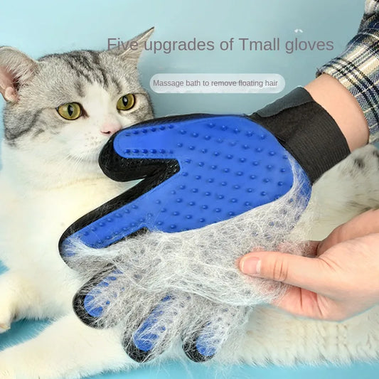 Silicone Pet Grooming Gloves Cats Hair Brush - ProPawPet.com