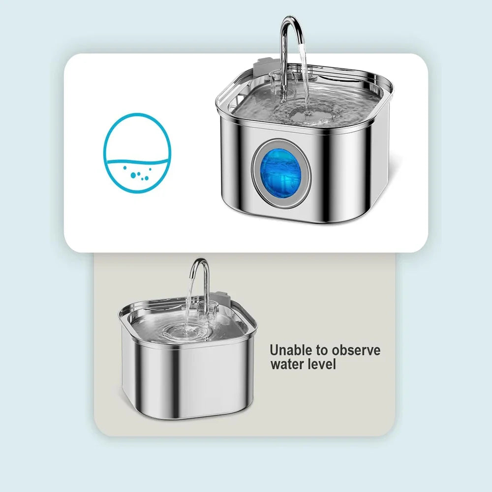 3.2L Stainless Steel Pet Water Feeder Auto - ProPawPet.com