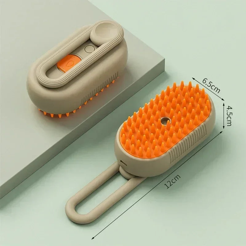 1- 3-in-1 Steam Pet Grooming Comb – Dog Supplies