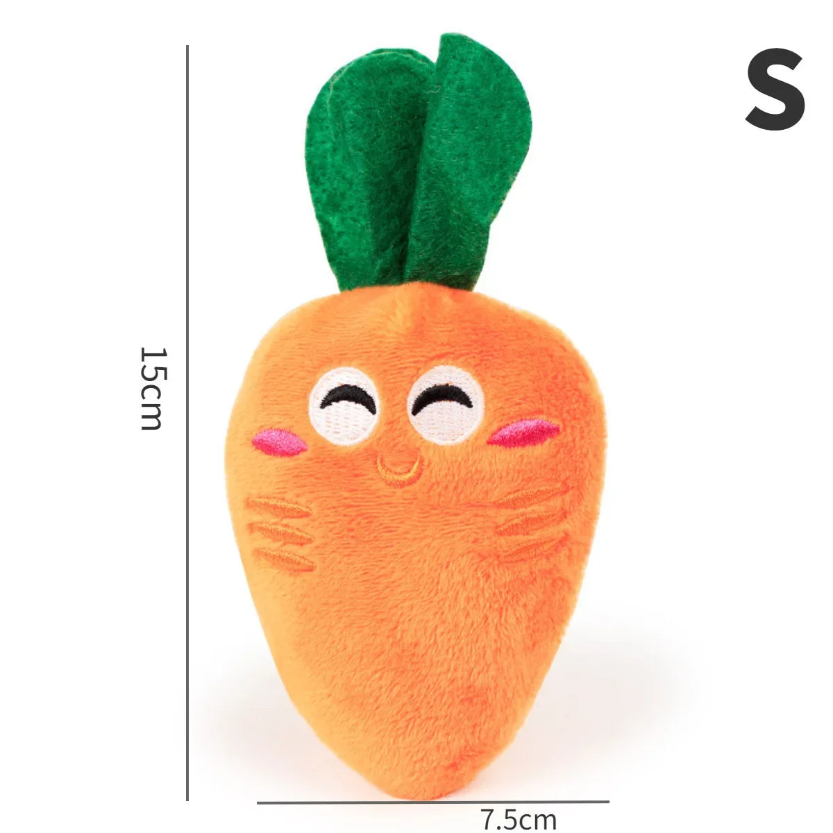 Dog Plaything Pet Carrot Plush Vegetable Chew – Dog Supplies