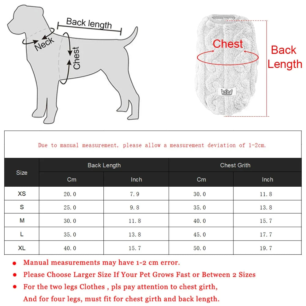 Soft Fleece Pet Vest Swater for Small Dogs - ProPawPet.com