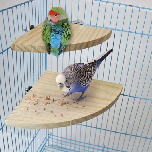 Parrot Stand Toys Wooden Bird Hamster Perch - ProPawPet.com