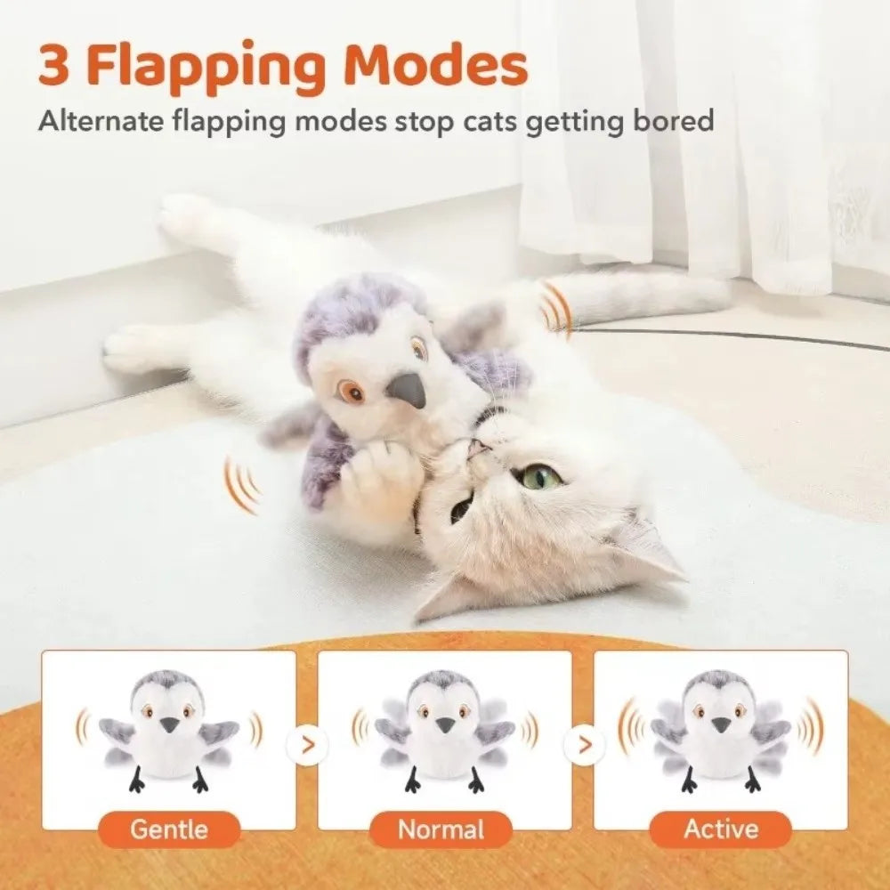Electric Chirping Bird Toy Touch Activated - ProPawPet.com