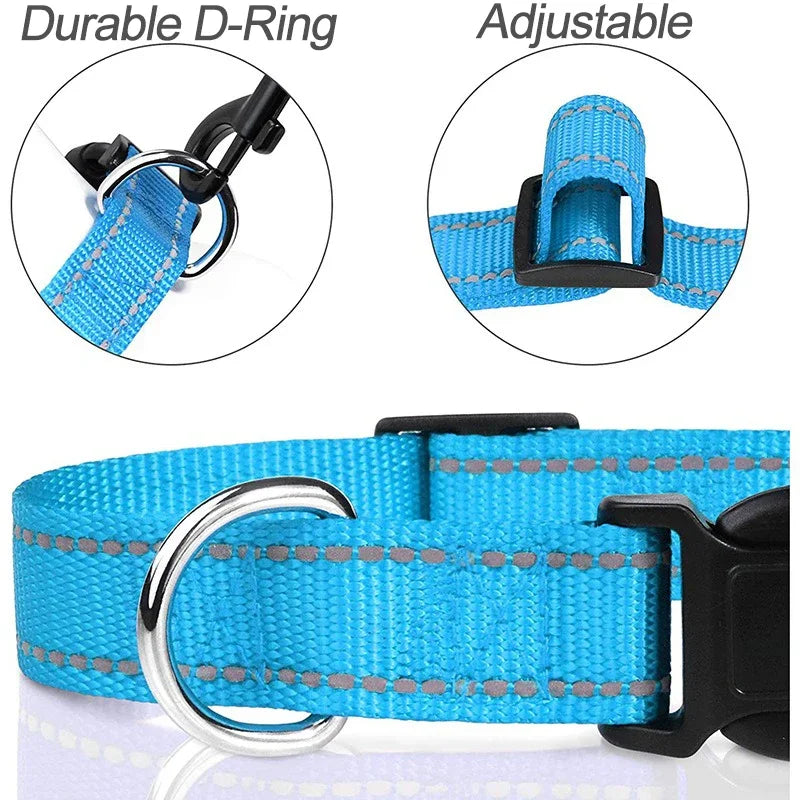 Reflective Dog Collar Strap with Adjustable - ProPawPet.com