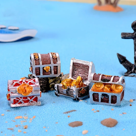 4pcs Treasure Chest Box, Fish Tank Aquarium - ProPawPet.com