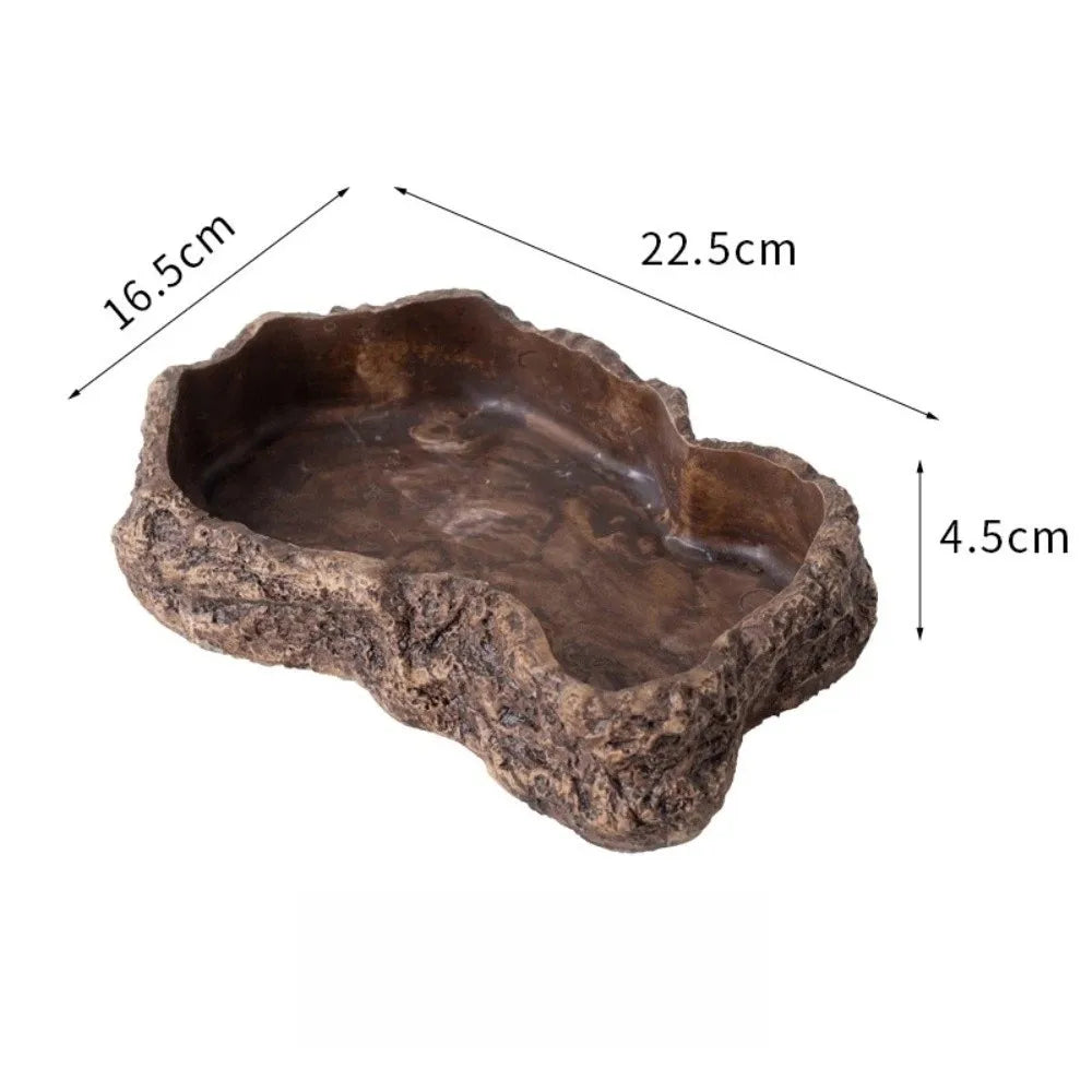 Simulated Rock Reptile Food Bowl Multiple - ProPawPet.com