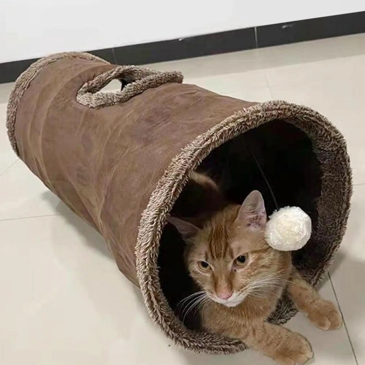 Portable Cat Tunnel Interactive Tube Folding Toys – Cat Supplies