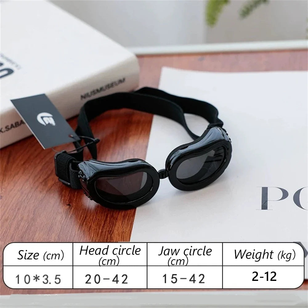 Retro Puppy Dog Pilot Goggles for Small Cycling Pet Glasses – Dog Accessories