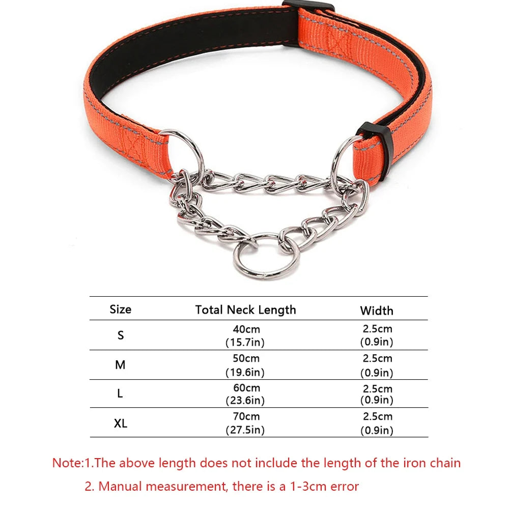 Stainless Steel Chain Martingale Collar - - ProPawPet.com
