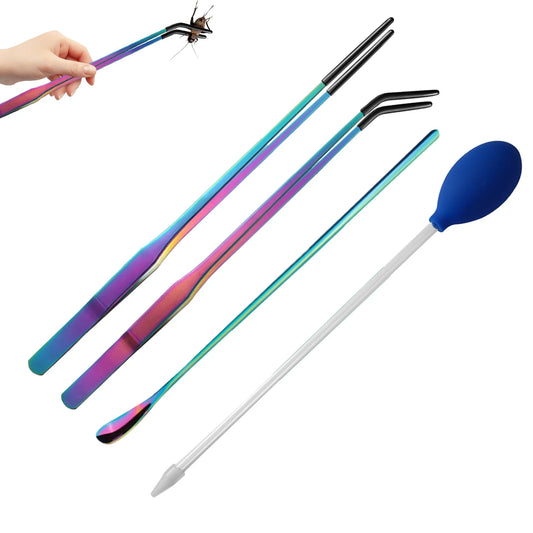Reptile Feeding Tweezers Pet Food Tongs Tool - ProPawPet.com