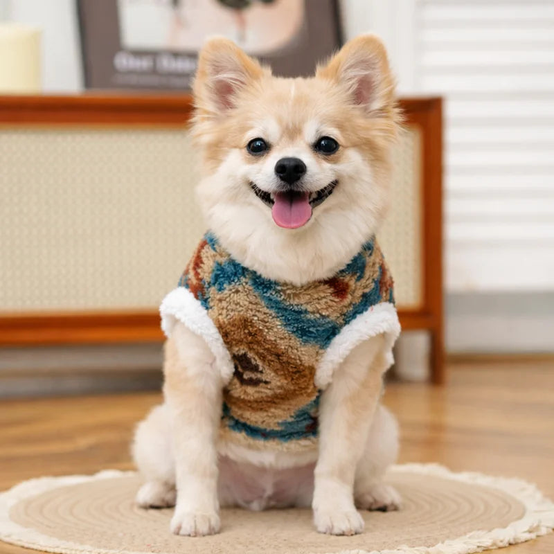 Warm Dog Fleece Vest for Small Medium Dogs - ProPawPet.com
