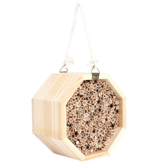 Candlenut Wood Insect House Tubular Channels - ProPawPet.com