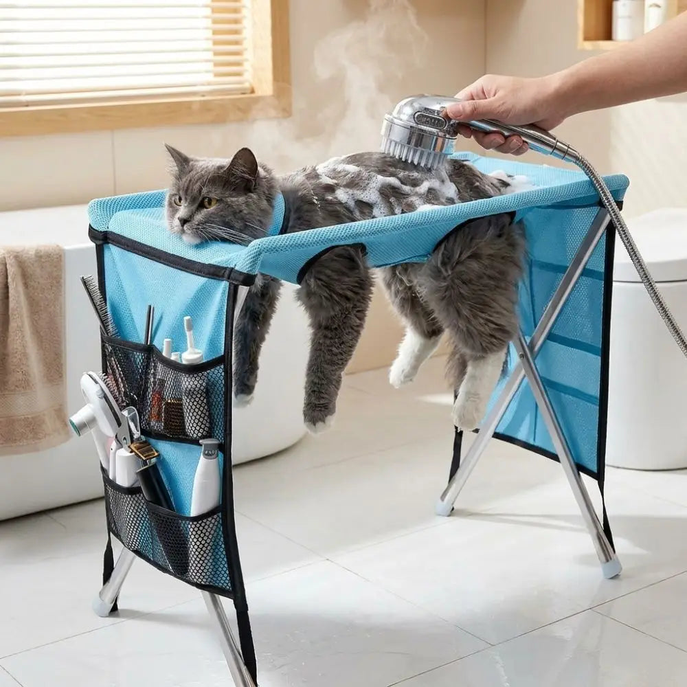 Folding Pet Grooming Hammock Anti-Scratch - ProPawPet.com