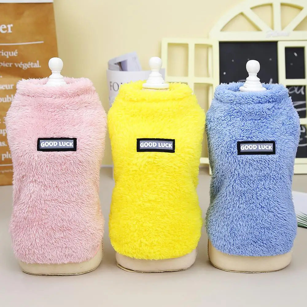 Warm Small Dog Clothes Soft Fleece Cat Dogs - ProPawPet.com