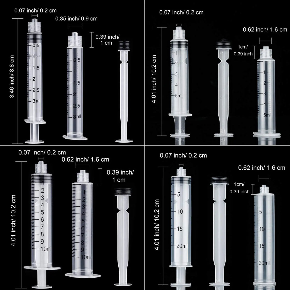 100ml Plastic Luer Lock Syringe Industrial - ProPawPet.com