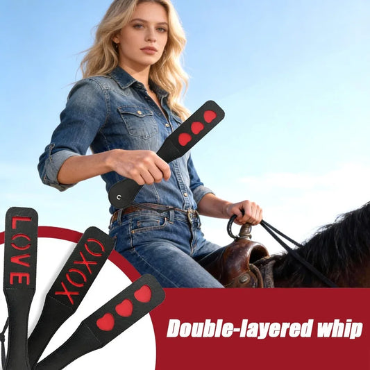 One Faux Leather Soft-handled Short Whip for - ProPawPet.com