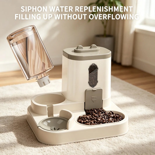 2 In 1 Automatic Cat Feeder Water Dispenser - ProPawPet.com