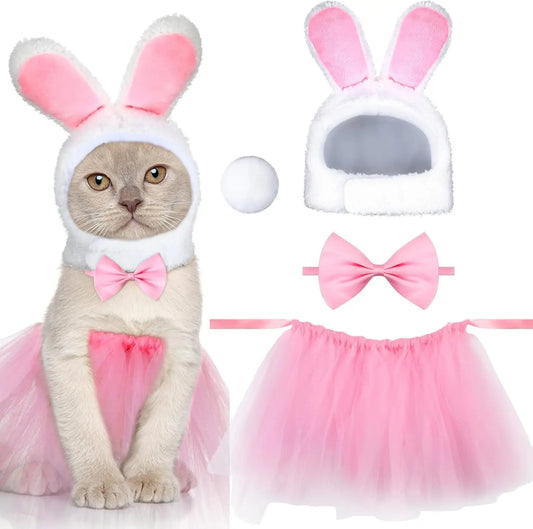 Bunny Outfit Set for Cat Small Dog -