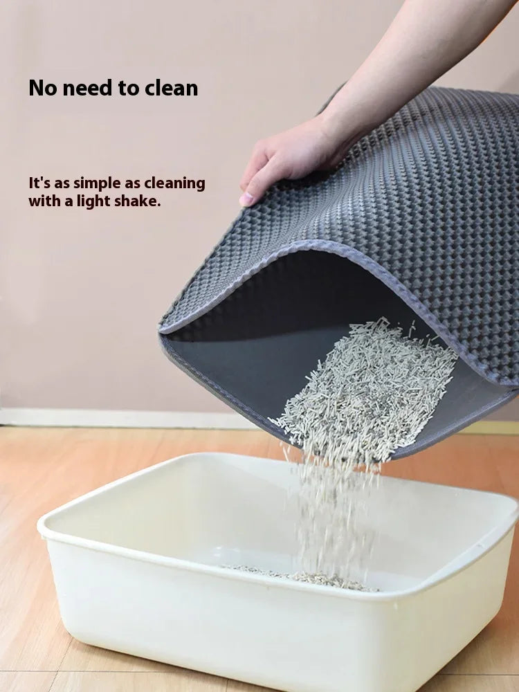 Large Cat Litter Mat Waterproof Double Layer - ProPawPet.com