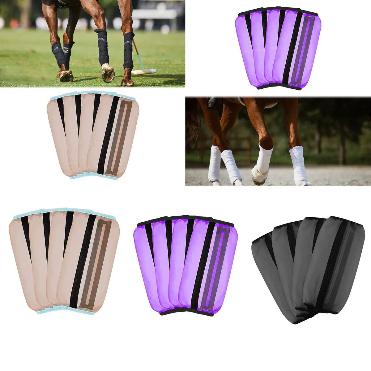 Nylon Ventilated Horse Fly Boots Protective - ProPawPet.com